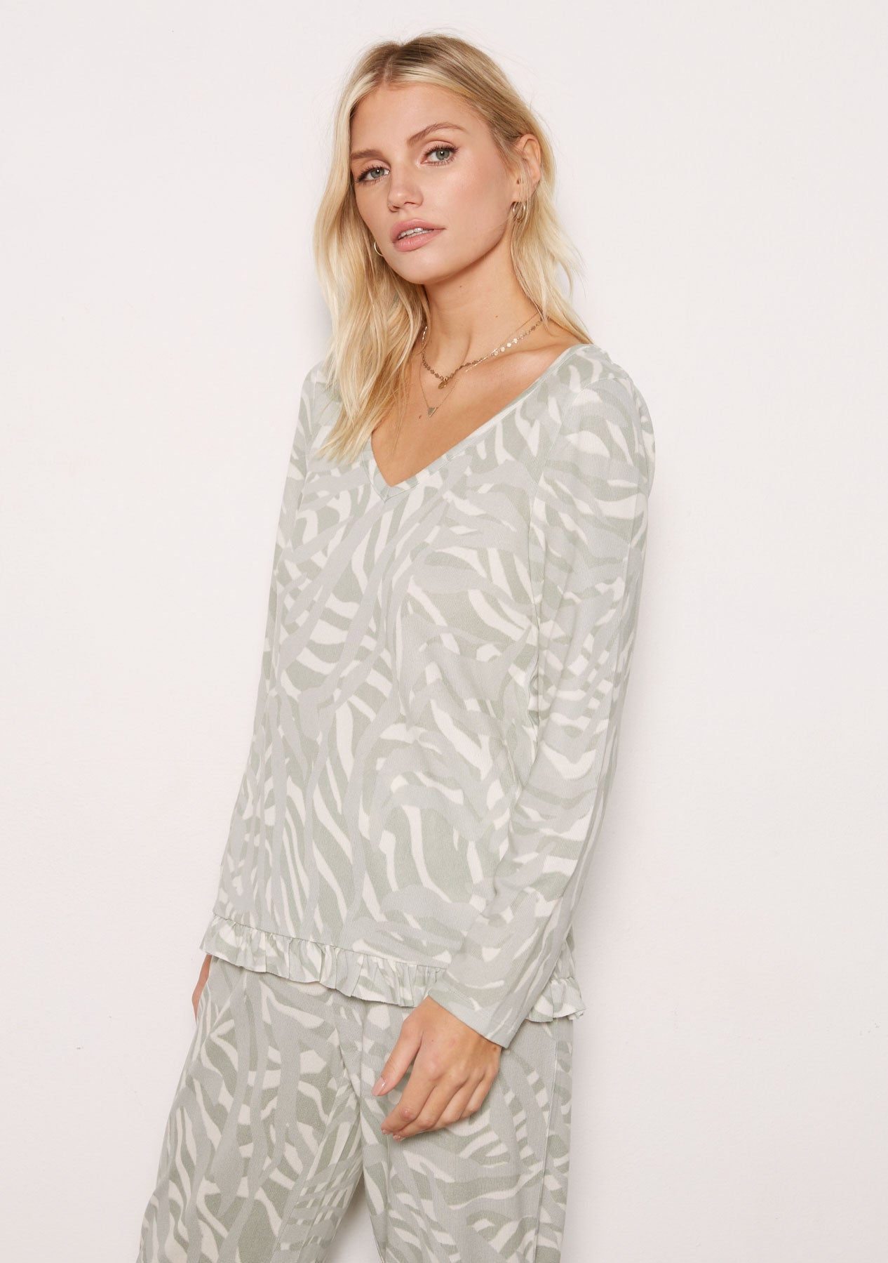 Jade Long Sleeve Jogger Set