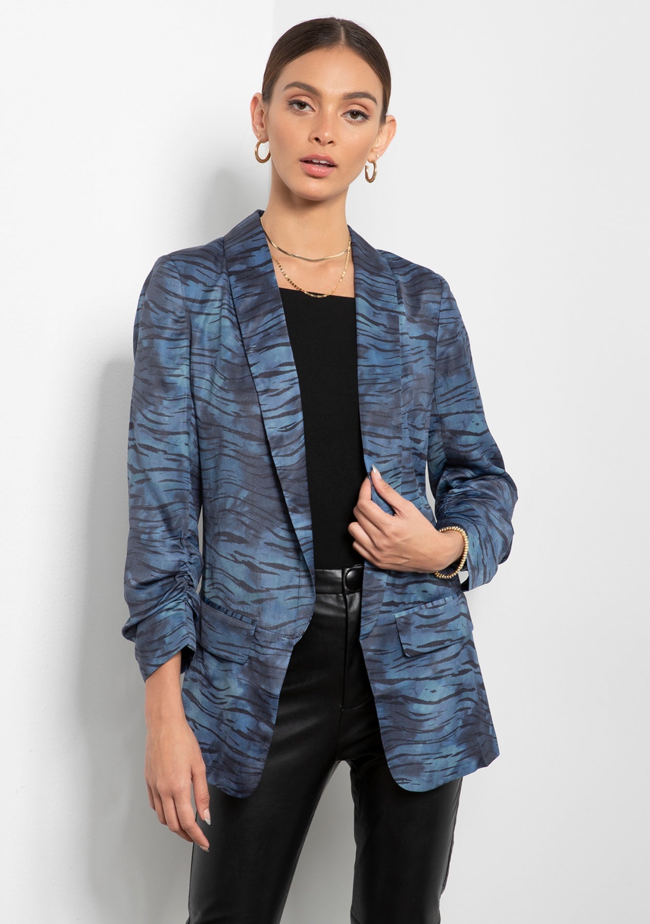 Kia Poly Silk Blazer