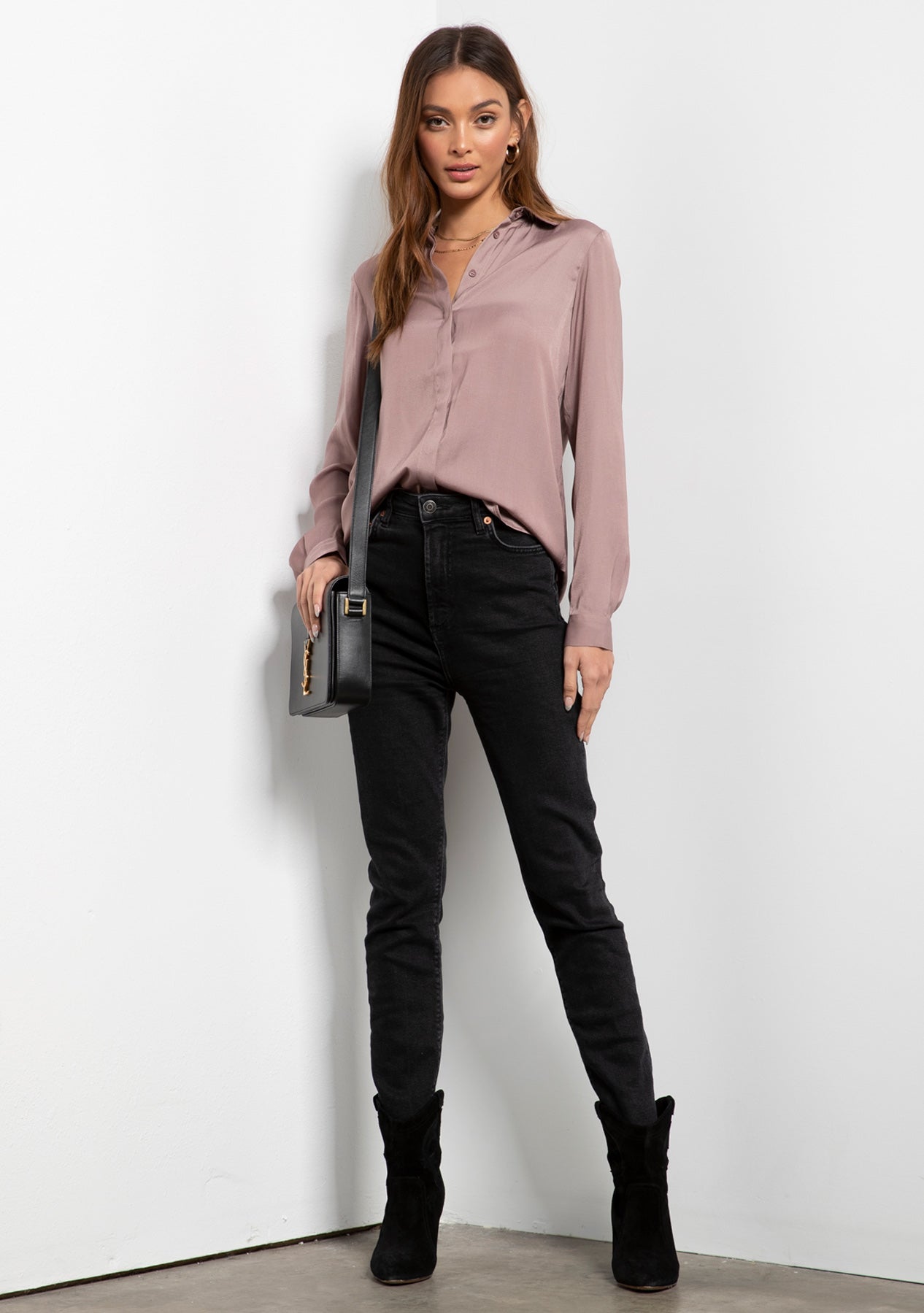 Ardelia Poly Silk Top