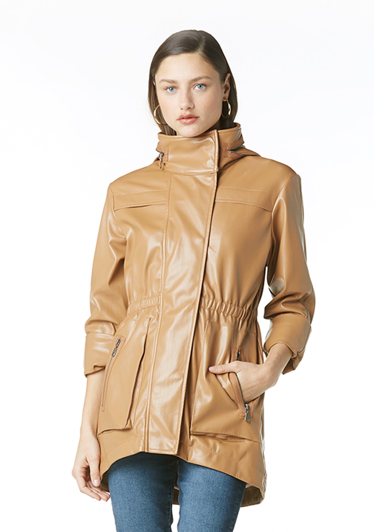 Cory Vegan Leather Jacket