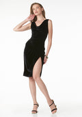 Amaya Velour Dress